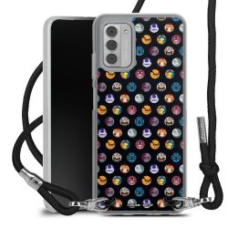 New Carry Case Transparent Stoff schwarz/silber