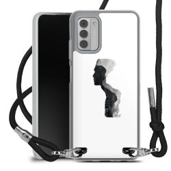 New Carry Case Transparent Stoff schwarz/silber