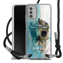 New Carry Case Transparent Stoff schwarz/silber