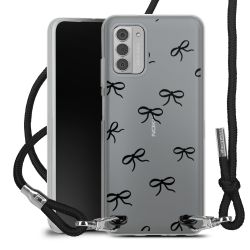 New Carry Case Transparent Stoff schwarz/silber