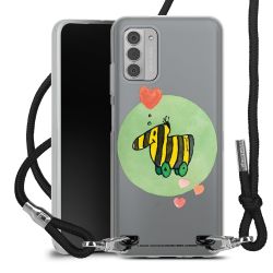 New Carry Case Transparent Stoff schwarz/silber