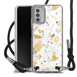 New Carry Case Transparent Stoff schwarz/silber