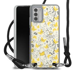 New Carry Case Transparent Stoff schwarz/silber