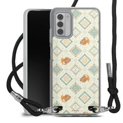 New Carry Case Transparent Stoff schwarz/silber