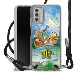 New Carry Case Transparent Stoff schwarz/silber