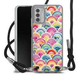 New Carry Case Transparent Stoff schwarz/silber