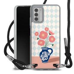 New Carry Case Transparent Stoff schwarz/silber