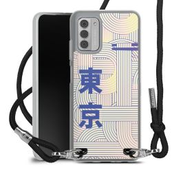 New Carry Case Transparent Stoff schwarz/silber