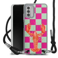 New Carry Case Transparent Stoff schwarz/silber