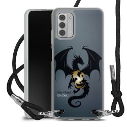 New Carry Case Transparent Stoff schwarz/silber