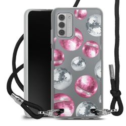 New Carry Case Transparent Stoff schwarz/silber