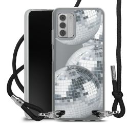 New Carry Case Transparent Stoff schwarz/silber