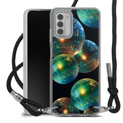 New Carry Case Transparent Stoff schwarz/silber