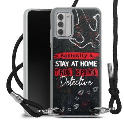 New Carry Case Transparent Stoff schwarz/silber