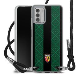 New Carry Case Transparent Stoff schwarz/silber