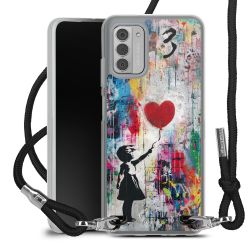 New Carry Case Transparent Stoff schwarz/silber