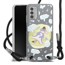 New Carry Case Transparent Stoff schwarz/silber