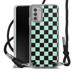 New Carry Case Transparent Stoff schwarz/silber