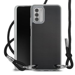 New Carry Case Transparent Stoff schwarz/silber