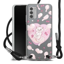 New Carry Case Transparent Stoff schwarz/silber