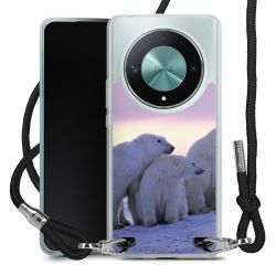 New Carry Case Transparent Stoff schwarz/silber