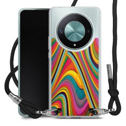 New Carry Case Transparent Stoff schwarz/silber