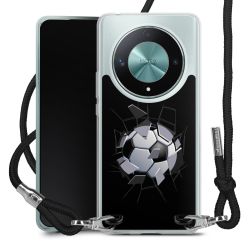 New Carry Case Transparent Stoff schwarz/silber