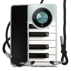 New Carry Case Transparent Stoff schwarz/silber