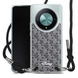 New Carry Case Transparent Stoff schwarz/silber