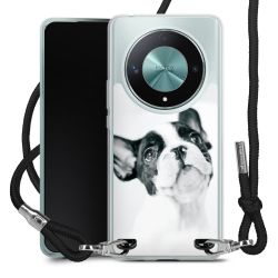 New Carry Case Transparent Stoff schwarz/silber