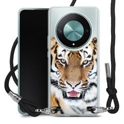 New Carry Case Transparent Stoff schwarz/silber