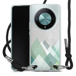 New Carry Case Transparent Stoff schwarz/silber