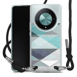 New Carry Case Transparent Stoff schwarz/silber