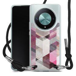 New Carry Case Transparent Stoff schwarz/silber