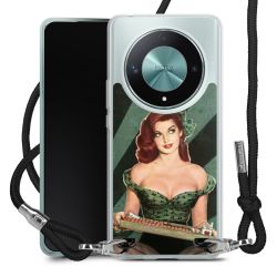 New Carry Case Transparent Stoff schwarz/silber