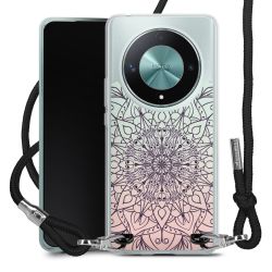 New Carry Case Transparent Stoff schwarz/silber