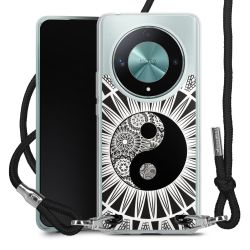 New Carry Case Transparent Stoff schwarz/silber