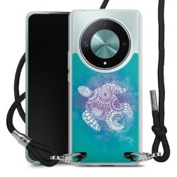 New Carry Case Transparent Stoff schwarz/silber