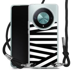 New Carry Case Transparent Stoff schwarz/silber