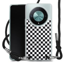 New Carry Case Transparent Stoff schwarz/silber