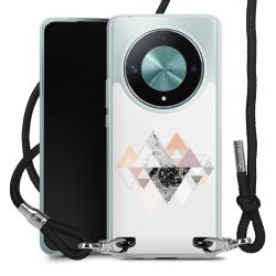 New Carry Case Transparent Stoff schwarz/silber