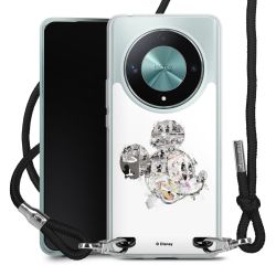 New Carry Case Transparent Stoff schwarz/silber