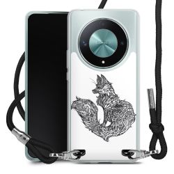 New Carry Case Transparent Stoff schwarz/silber