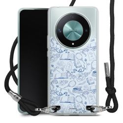 New Carry Case Transparent Stoff schwarz/silber