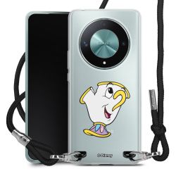 New Carry Case Transparent Stoff schwarz/silber