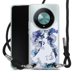 New Carry Case Transparent Stoff schwarz/silber