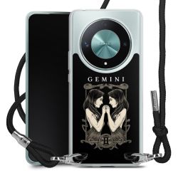 New Carry Case Transparent Stoff schwarz/silber