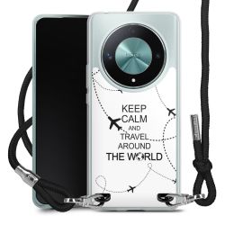 New Carry Case Transparent Stoff schwarz/silber