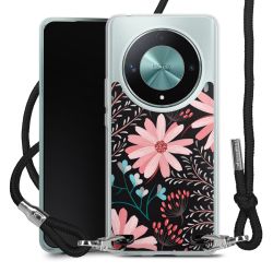 New Carry Case Transparent Stoff schwarz/silber