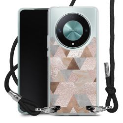 New Carry Case Transparent Stoff schwarz/silber